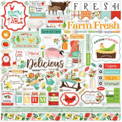 Carta Bella Farm To Table - Element Sticker